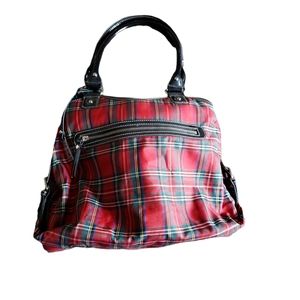Chaps red plaid hobo